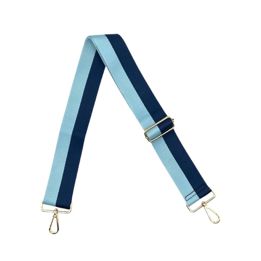 Bags AHDORNED | Blue-Navy | Two Stripe Crossbody Strap