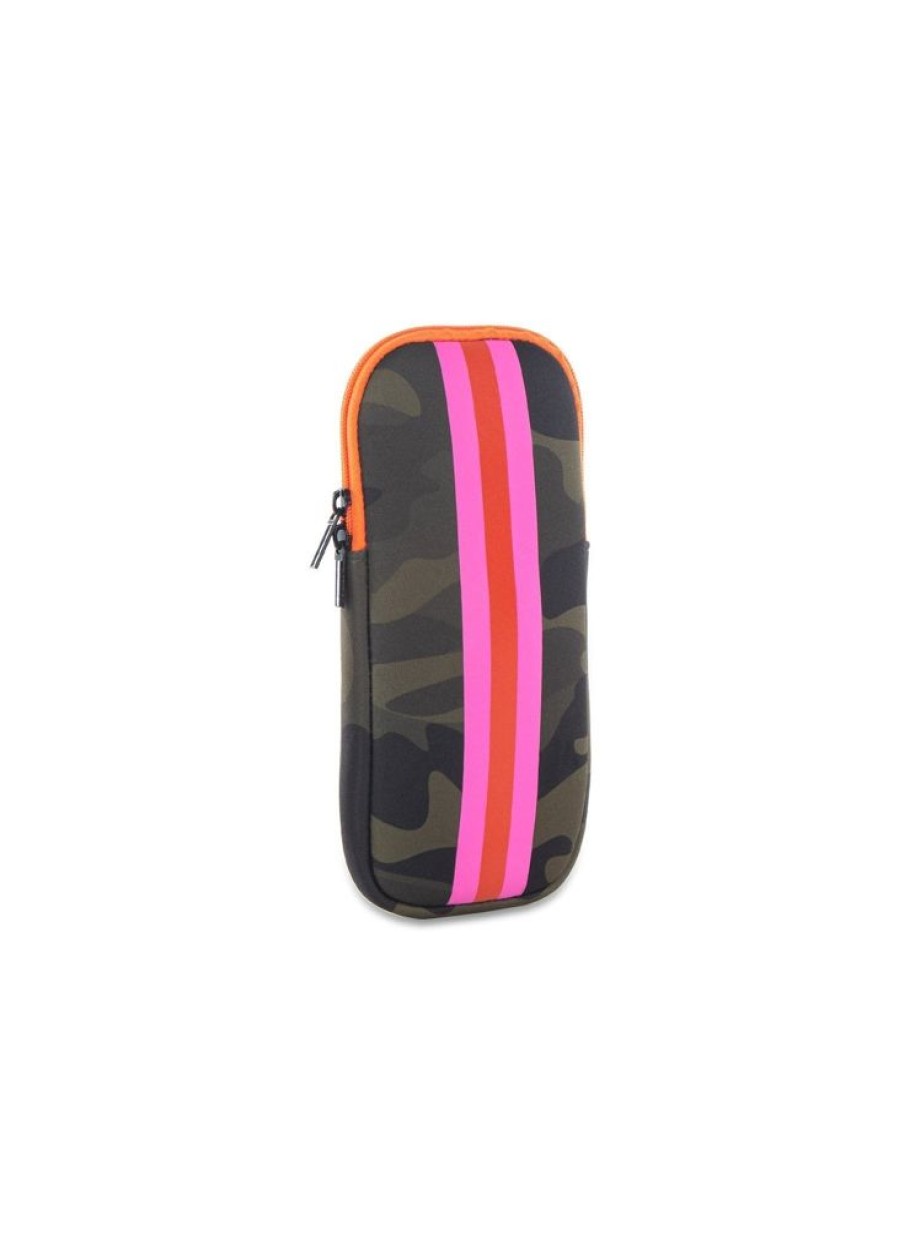 Bags Haute Shore | Ev Showoff | Camo Neoprene Sunglasses Case