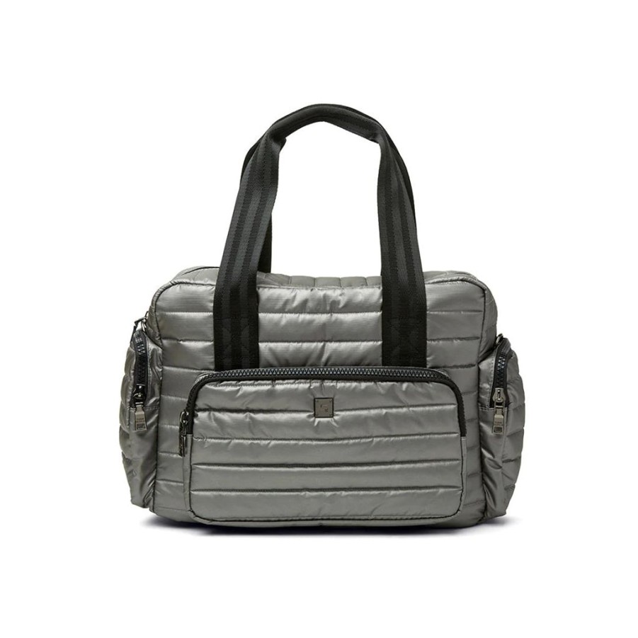 Bags Think Royln | The Voyager | Bonded Pewter Travel Bag