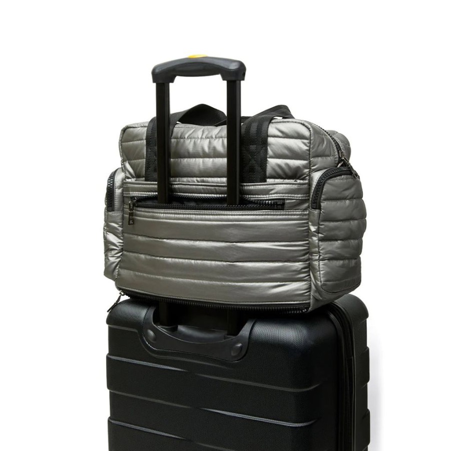 Bags Think Royln | The Voyager | Bonded Pewter Travel Bag