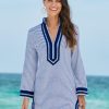 Dresses Cabana Life | Essentials | Navystripe Terry Tunic