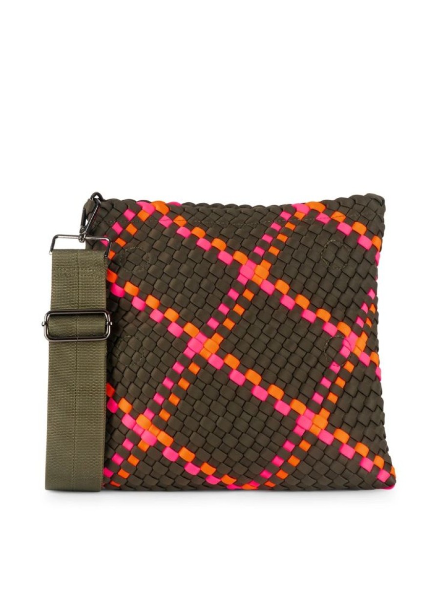 Bags Haute Shore | Val Showoff | Woven Crossbody & Foldover Clutch