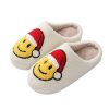 Shoes ACCITY | Happy Face Santa Slippers