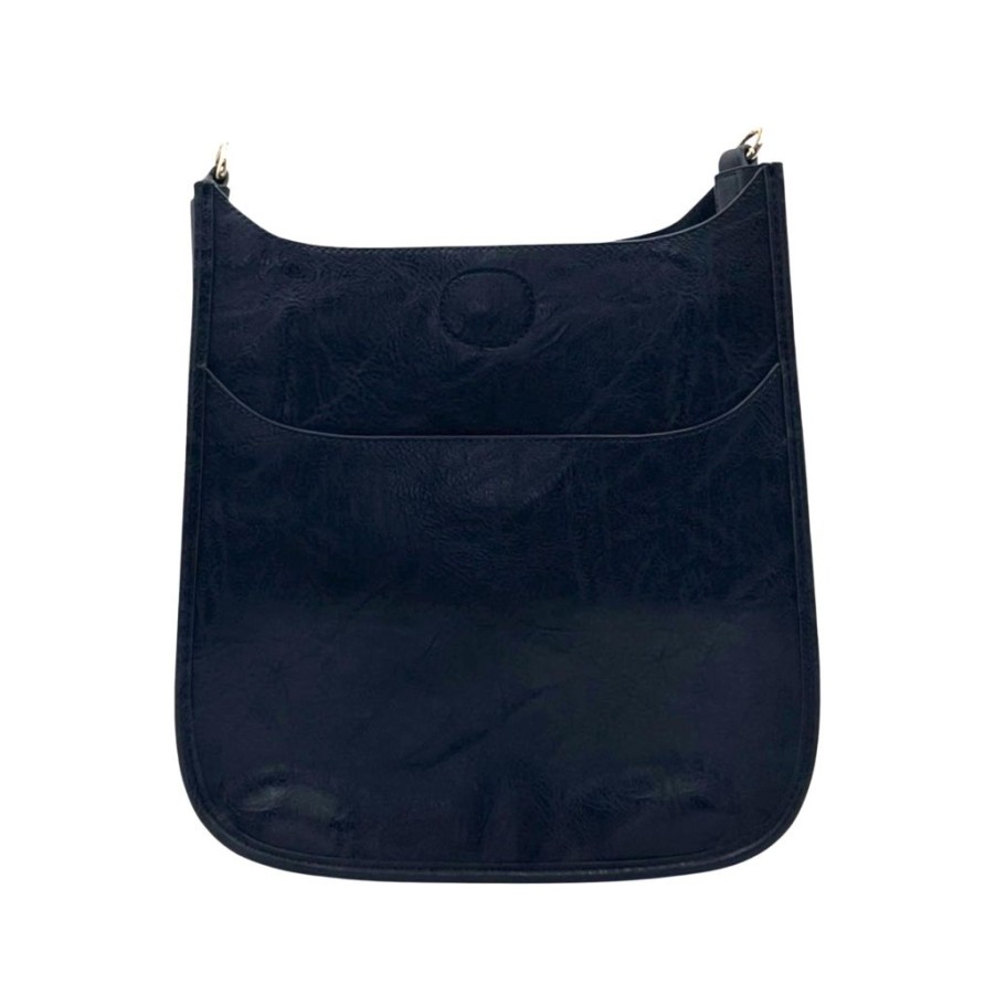 Bags AHDORNED | Navy Vegan Messenger | No Strap