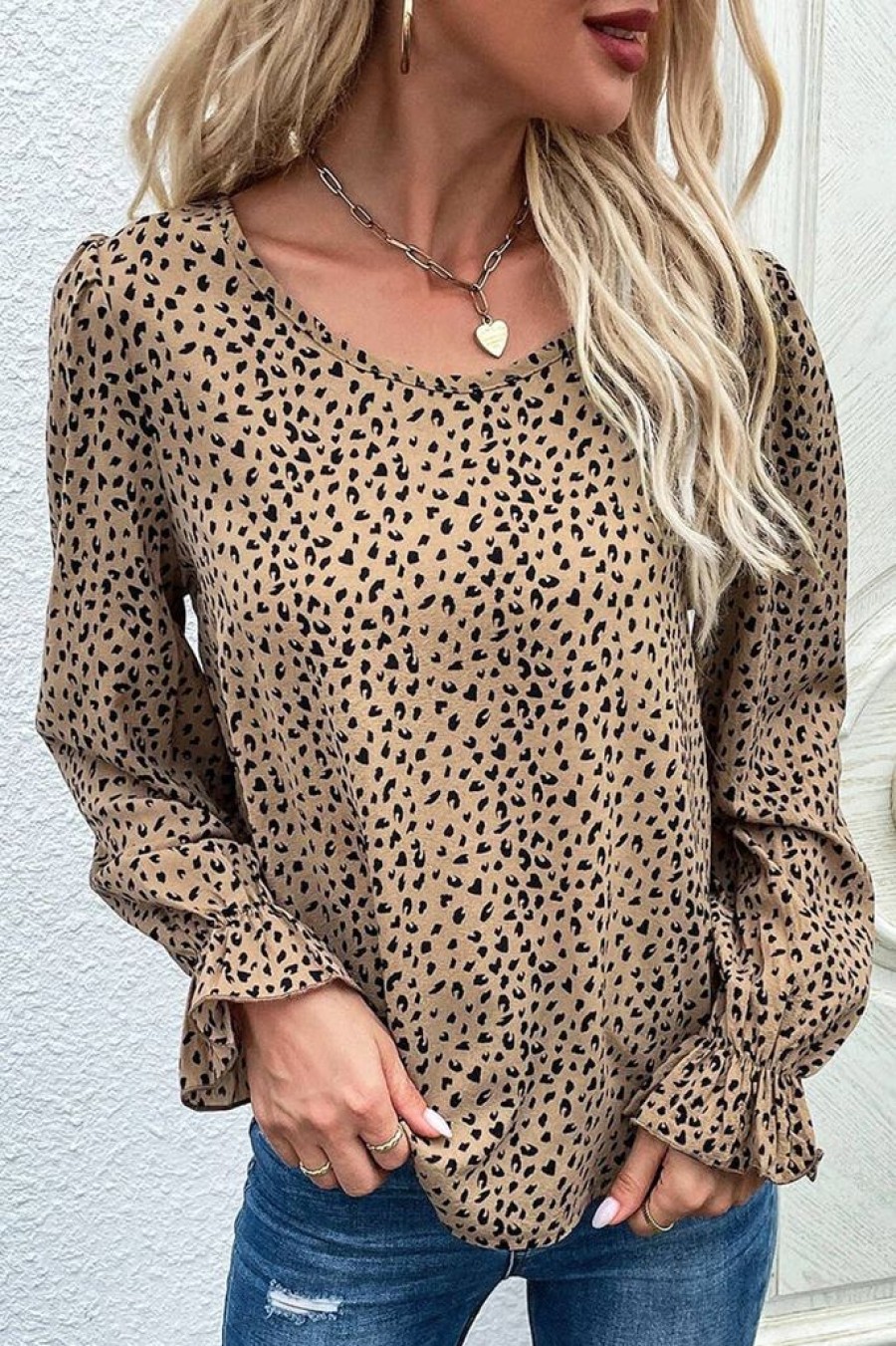 Tops Lily Clothing | Animal Print Blouse