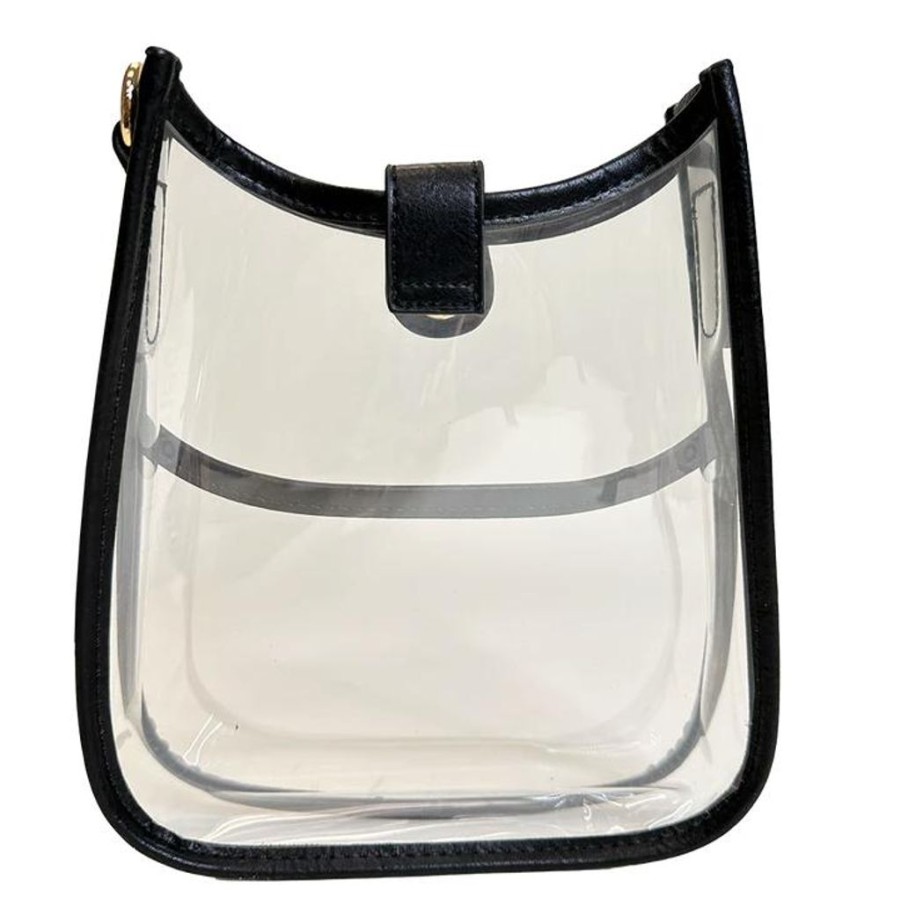 Bags AHDORNED | Bailey Black Trim | Mini Clear Messenger | No Strap