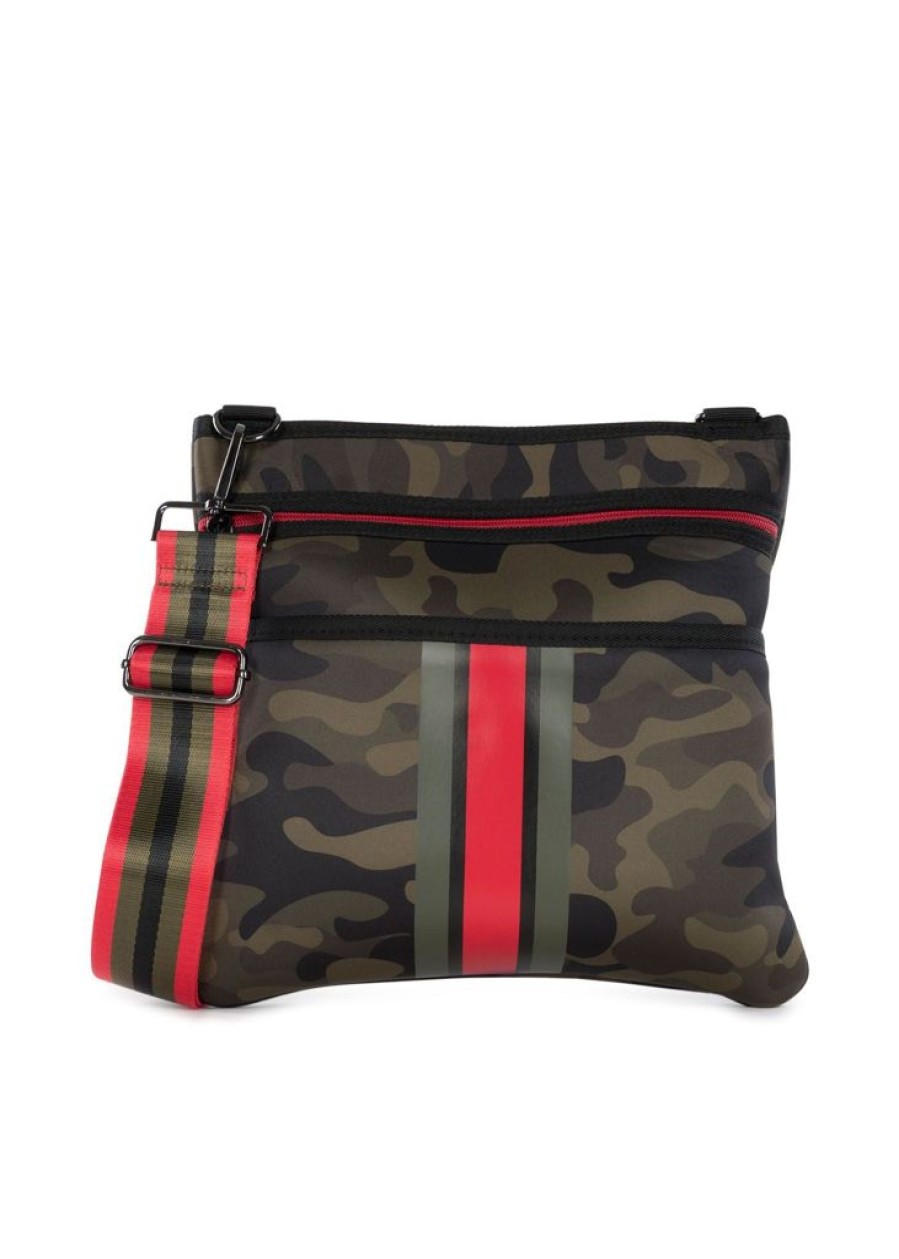 Bags Haute Shore | Peyton Soho | Camo Neoprene Messenger