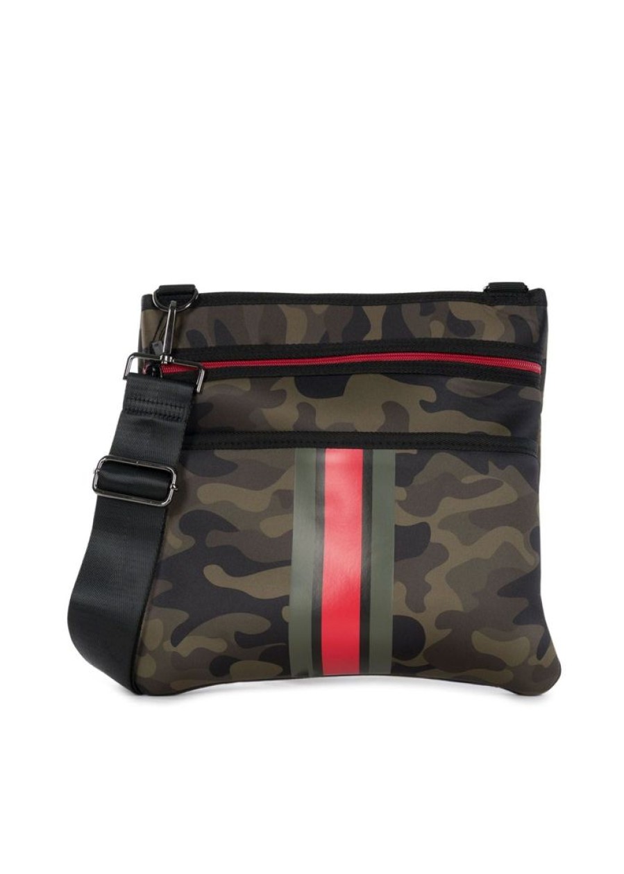 Bags Haute Shore | Peyton Soho | Camo Neoprene Messenger