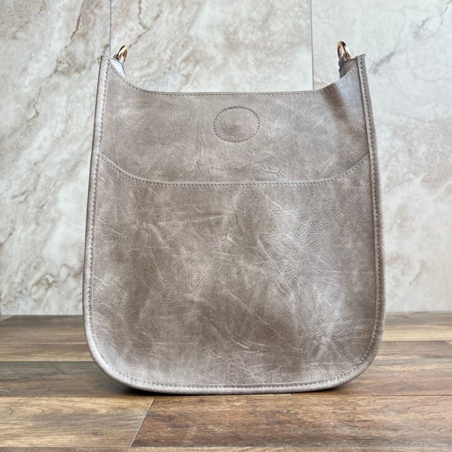 Bags AHDORNED | Stone Vegan Messenger | No Strap