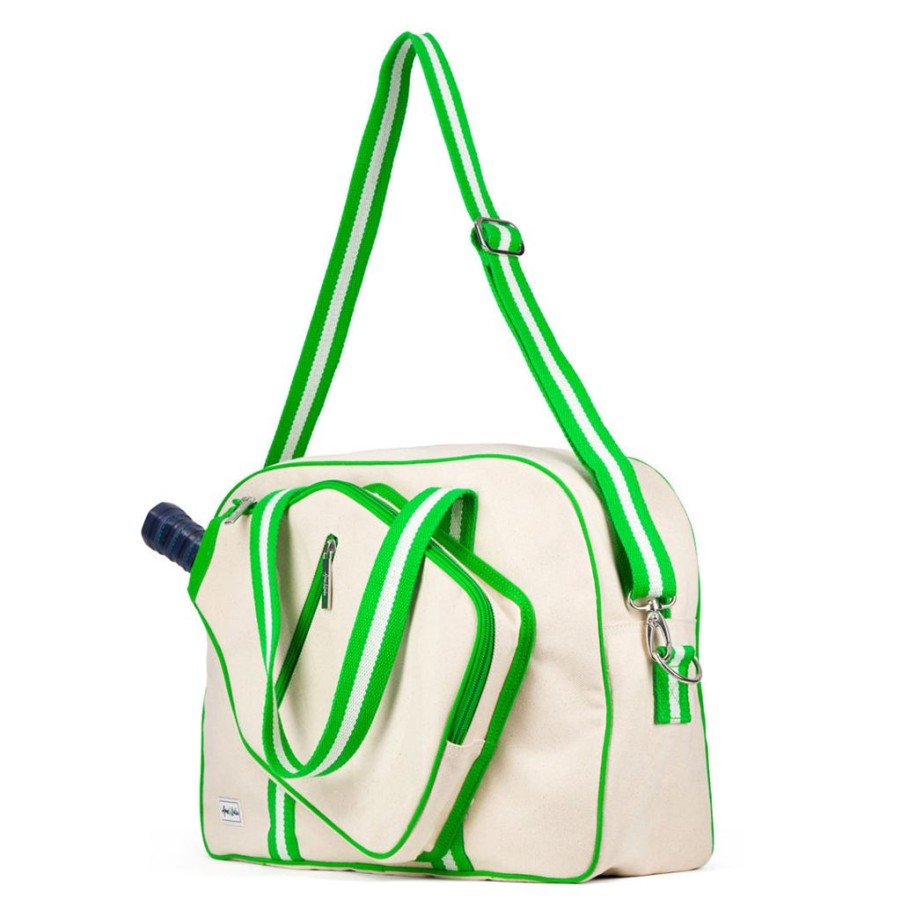 Bags Ame & Lulu | Hamptons | Canvas Pickleball Bag (Limeade)