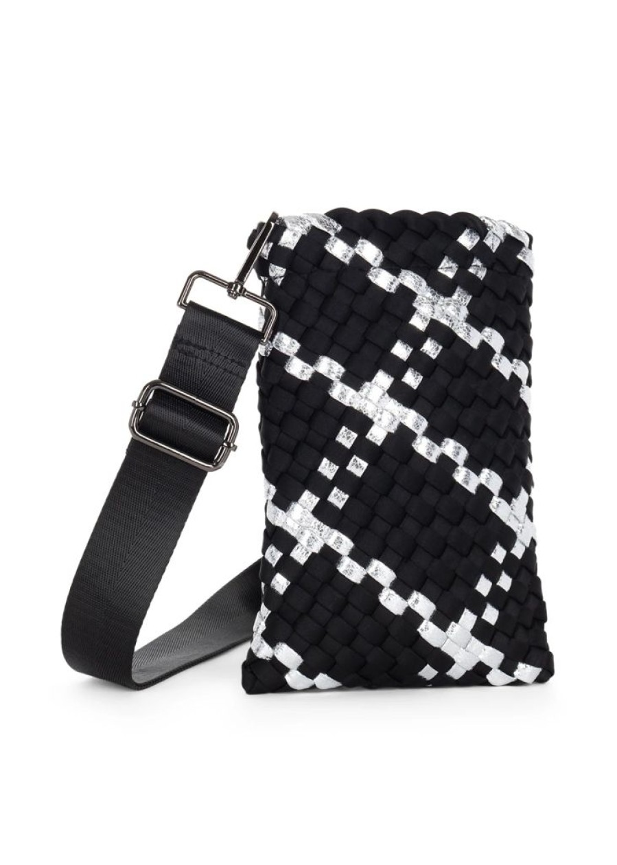 Bags Haute Shore | Shay Uptown | Woven Cellphone Crossbody (Final Sale)