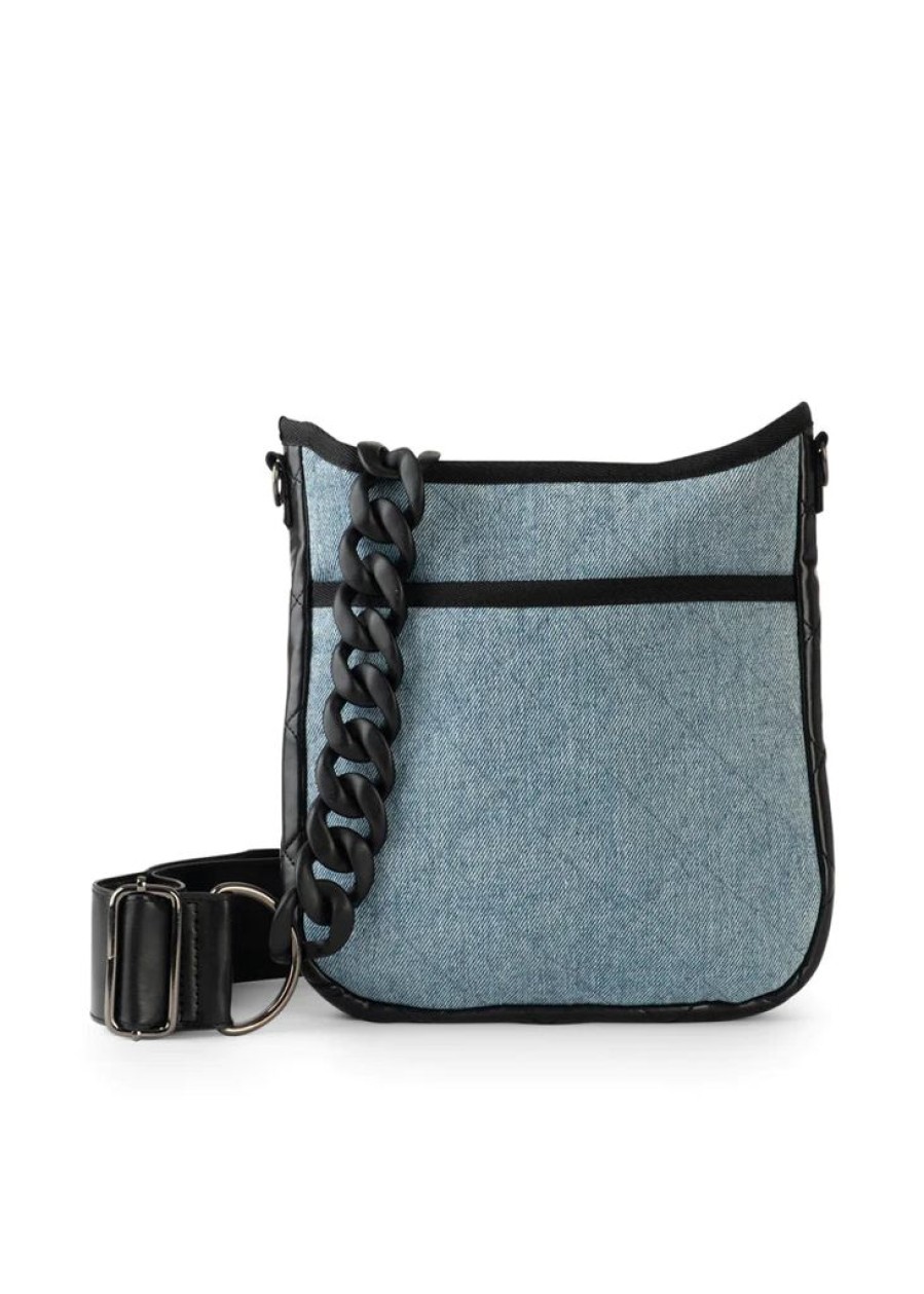 Bags Haute Shore | Jeri York | Quilted Denim Medium Crossbody