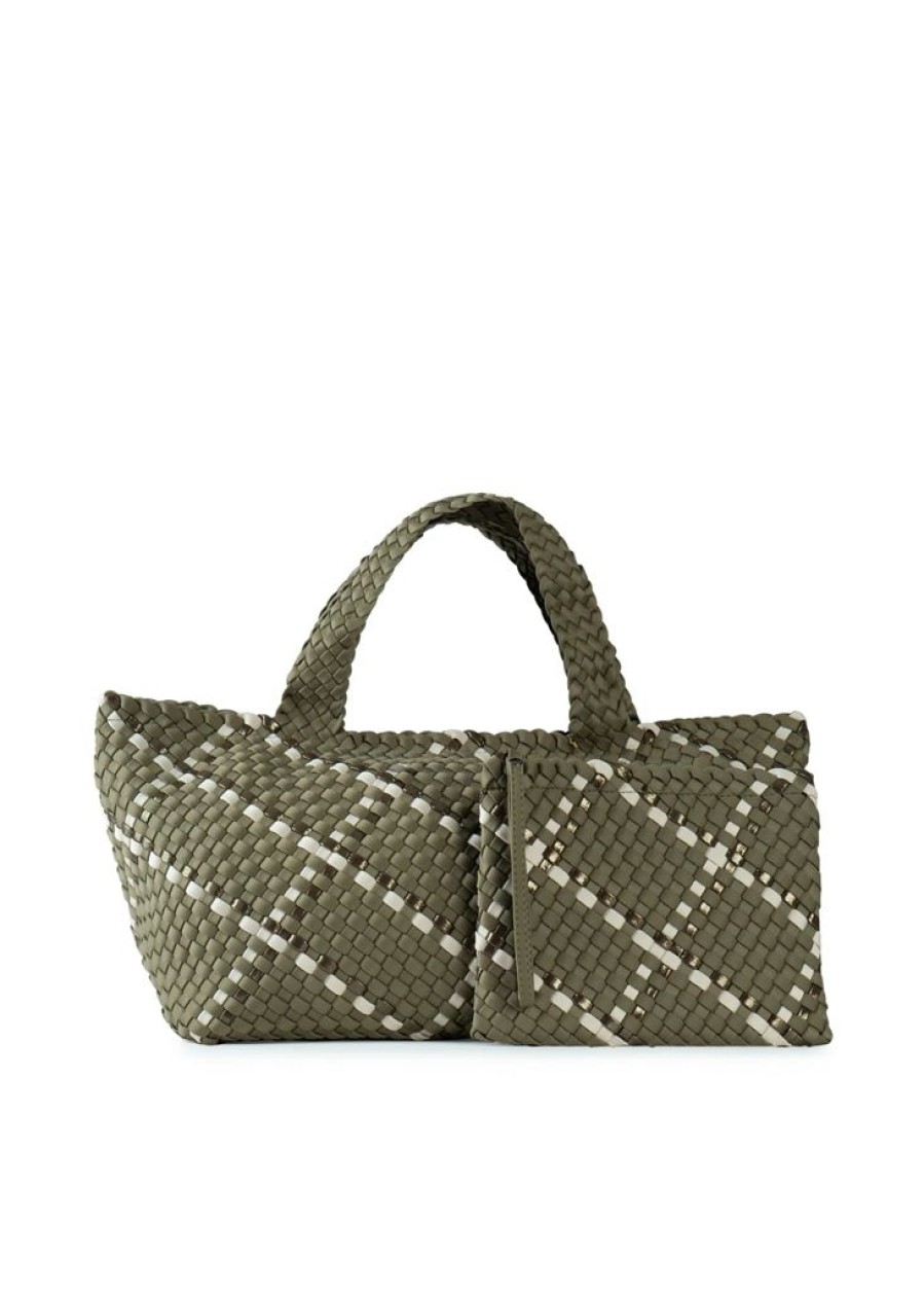 Bags Haute Shore | Bobbi Sage | Large Woven Tote (Final Sale)