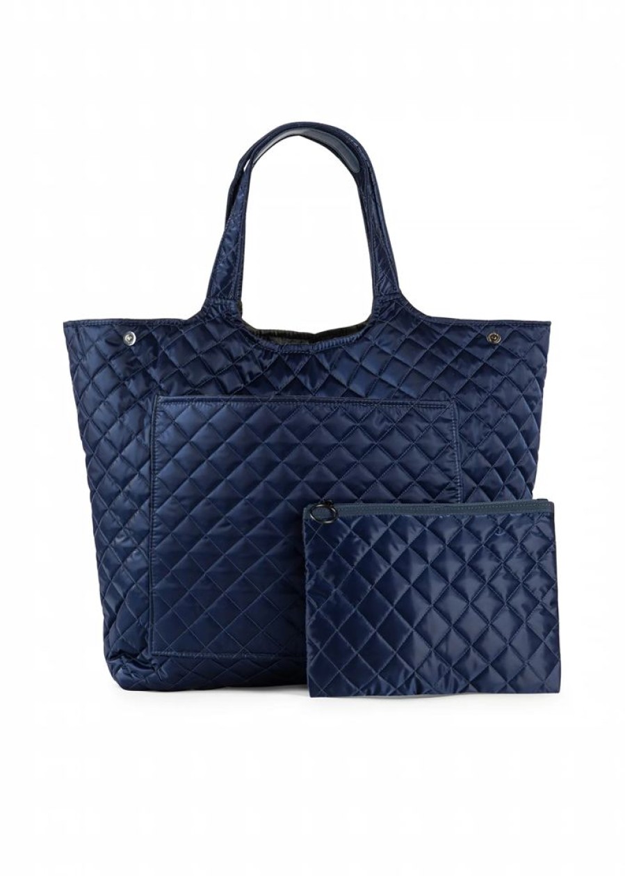 Bags Haute Shore | Icon Pacific | Reflective Quilted Puffer Tote