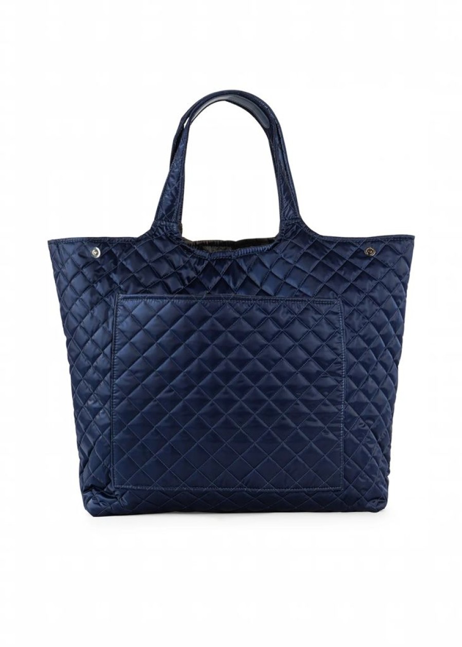 Bags Haute Shore | Icon Pacific | Reflective Quilted Puffer Tote