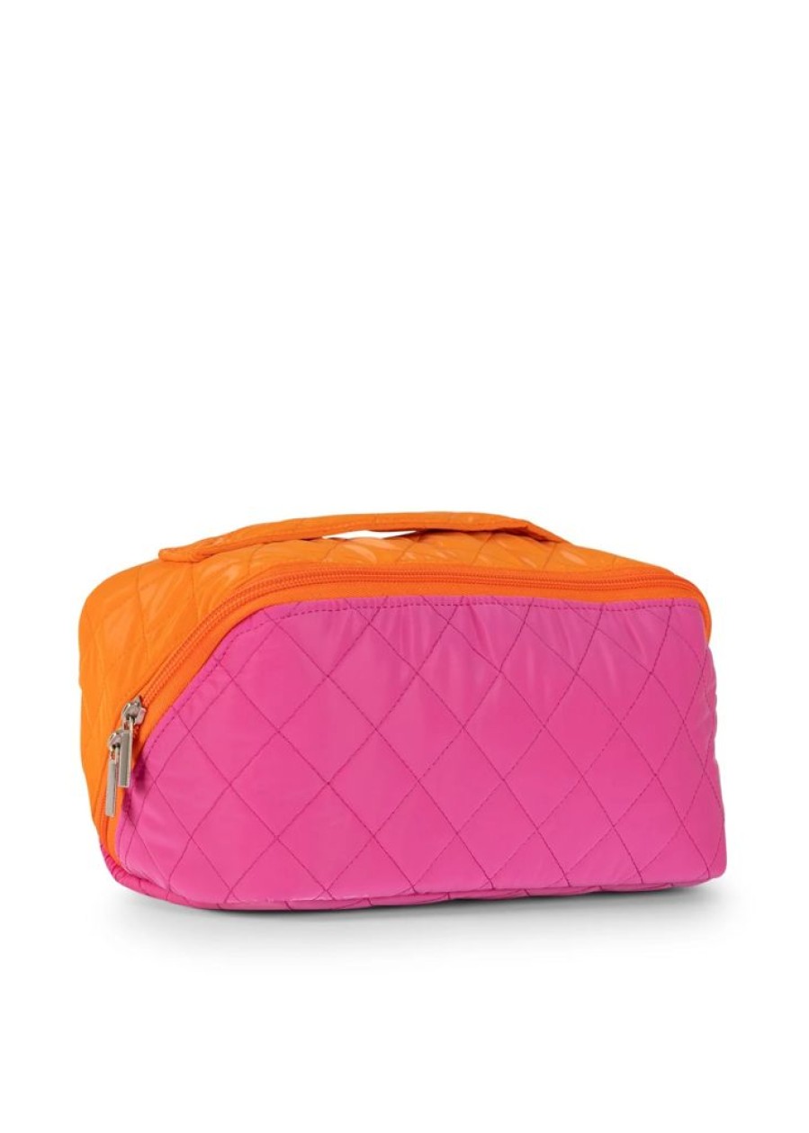 Bags Haute Shore | Tripp Extra Reflective Quilted Cosmetic Train Case