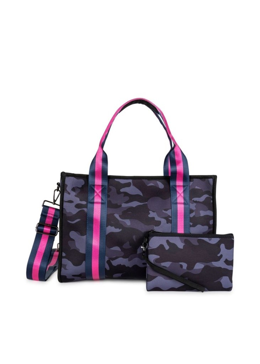 Bags Haute Shore | Isla Epic | Camo Structured Neoprene Tote