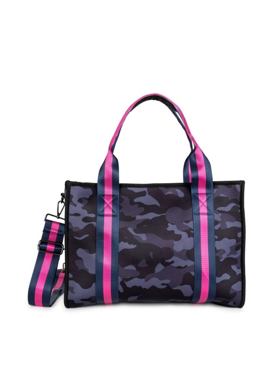 Bags Haute Shore | Isla Epic | Camo Structured Neoprene Tote