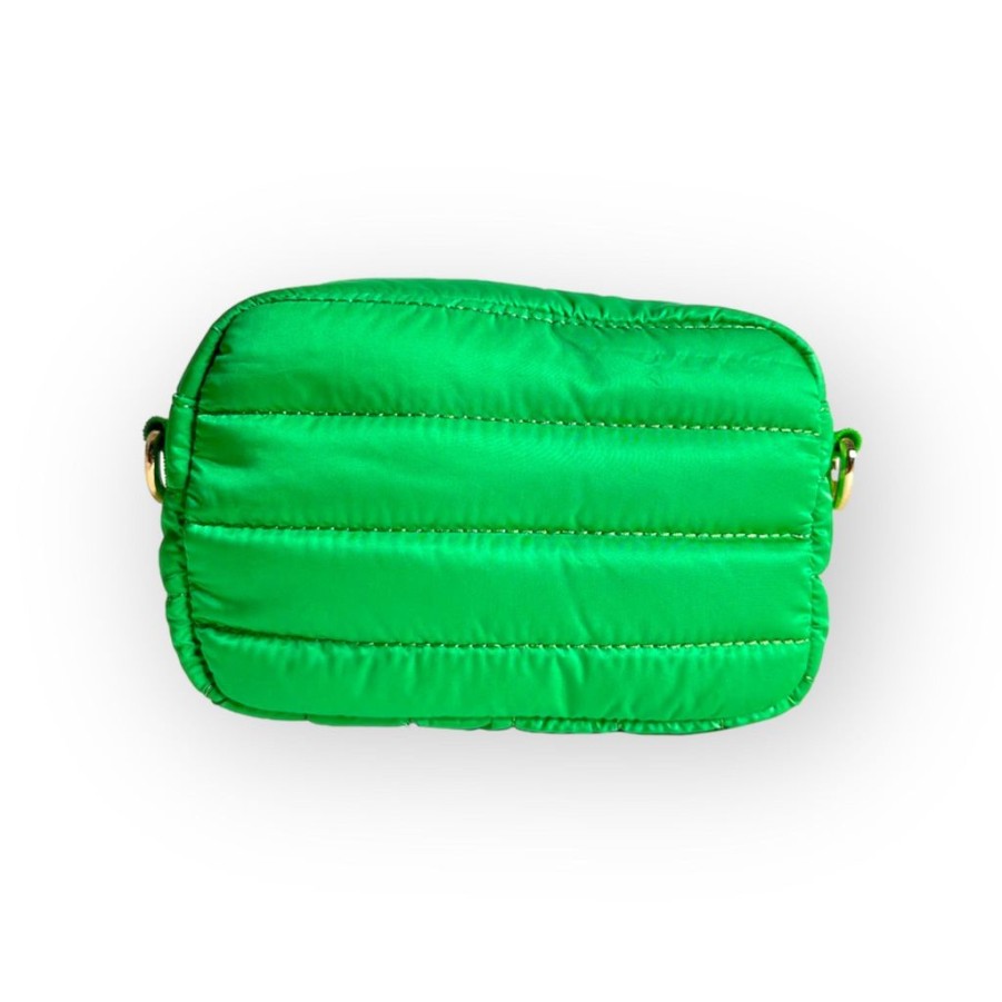 Bags AHDORNED | Ella Green Apple | Quilted Sport Sling / Crossbody | No Strap