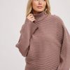 Tops Bluivy | Ribbed Turtleneck Sweater