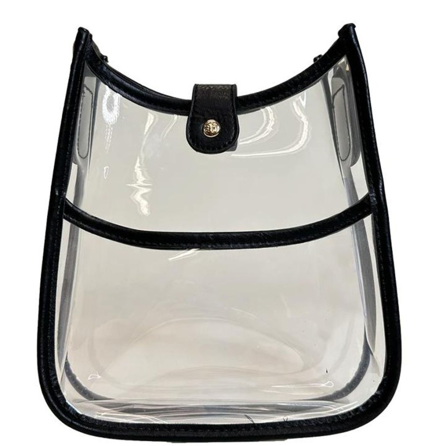 Bags AHDORNED | Bailey Black Trim | Mini Clear Messenger | No Strap