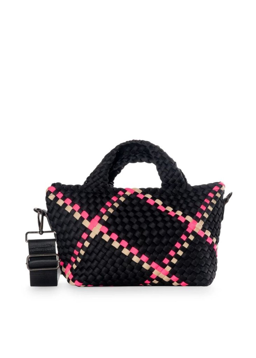 Bags Haute Shore | Mark Monaco | Woven Mini Tote W/Strap (Final Sale)