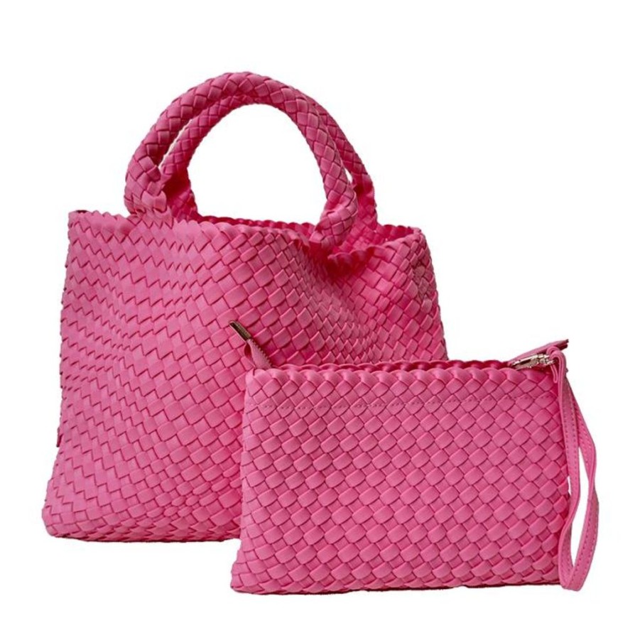 Bags AHDORNED | Lilly Lt. Pink | Woven Neoprene Tote