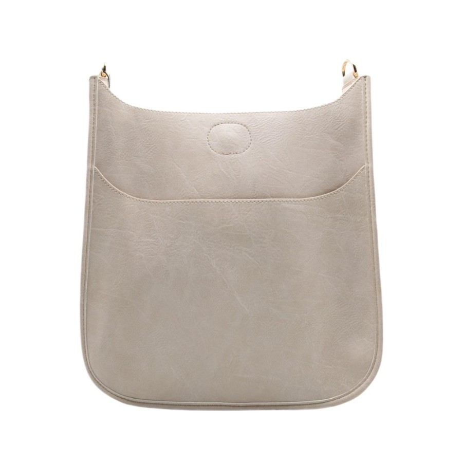 Bags AHDORNED | Cream Vegan Messenger | No Strap