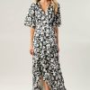 Dresses Sugarlips | Casablanca Floral Abelia Hi Low Maxi Dress