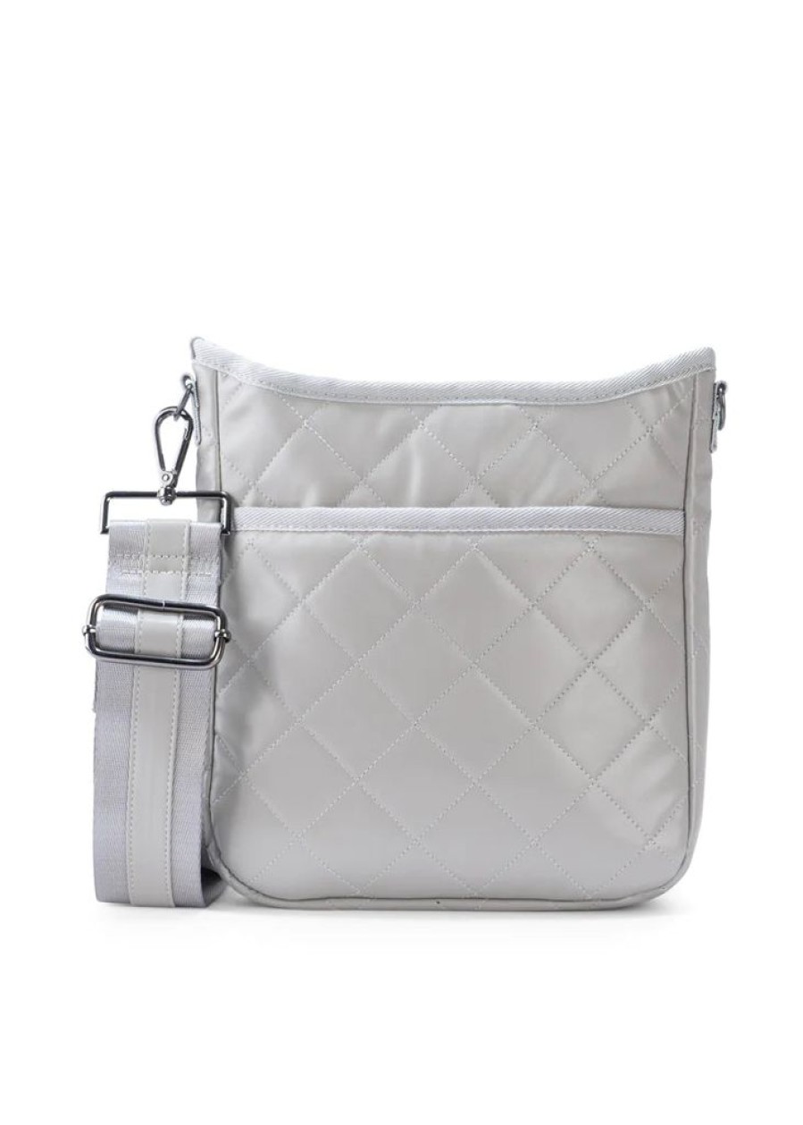 Bags Haute Shore | Jeri Stone | Quilted Vegan Leather Medium Crossbody