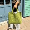 Bags AHDORNED | Lilly Chartreuse | Woven Neoprene Tote