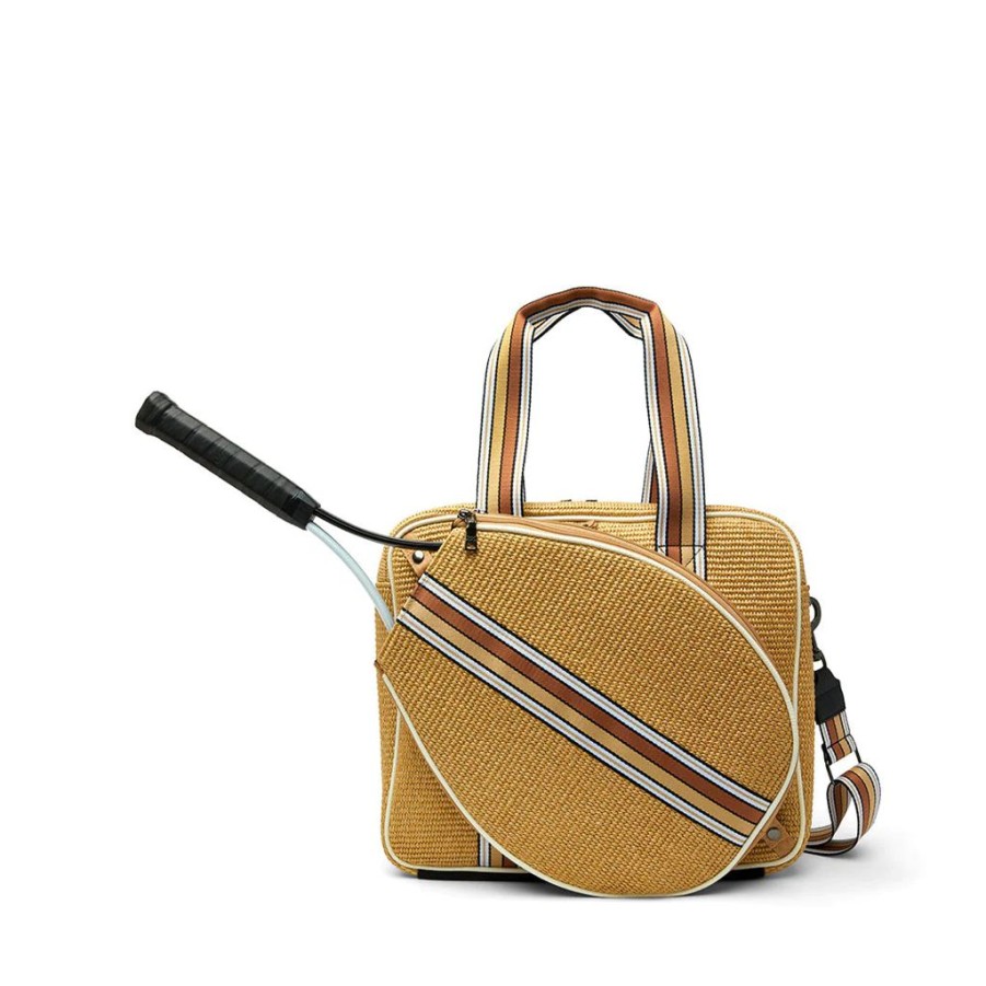 Bags Think Royln | Champion | Dune Raffia Tennis Bag