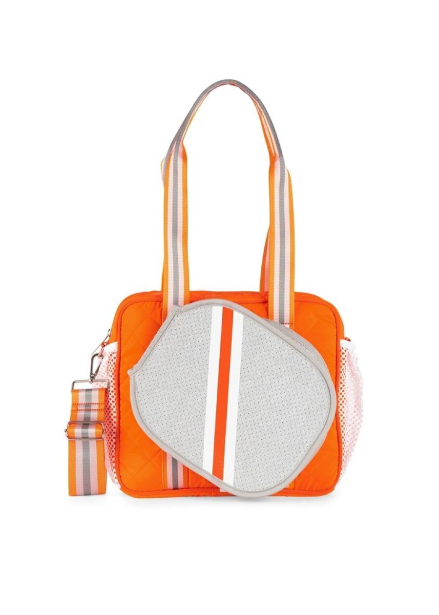 Bags Haute Shore | Dill Crush | Quilted & Neoprene Pickleball Tote