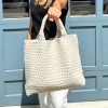 Bags AHDORNED | Lilly Ecru (Cream) | Woven Neoprene Tote