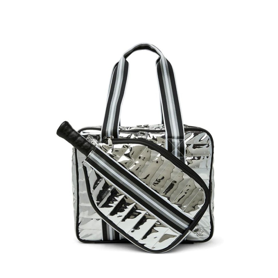 Bags Think Royln | Sporty Spice | Silver Mirror Pickleball Bag