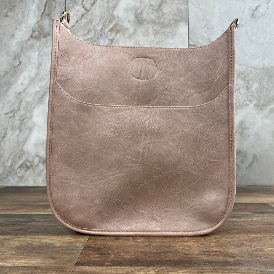 Bags AHDORNED | Blush Vegan Messenger | No Strap