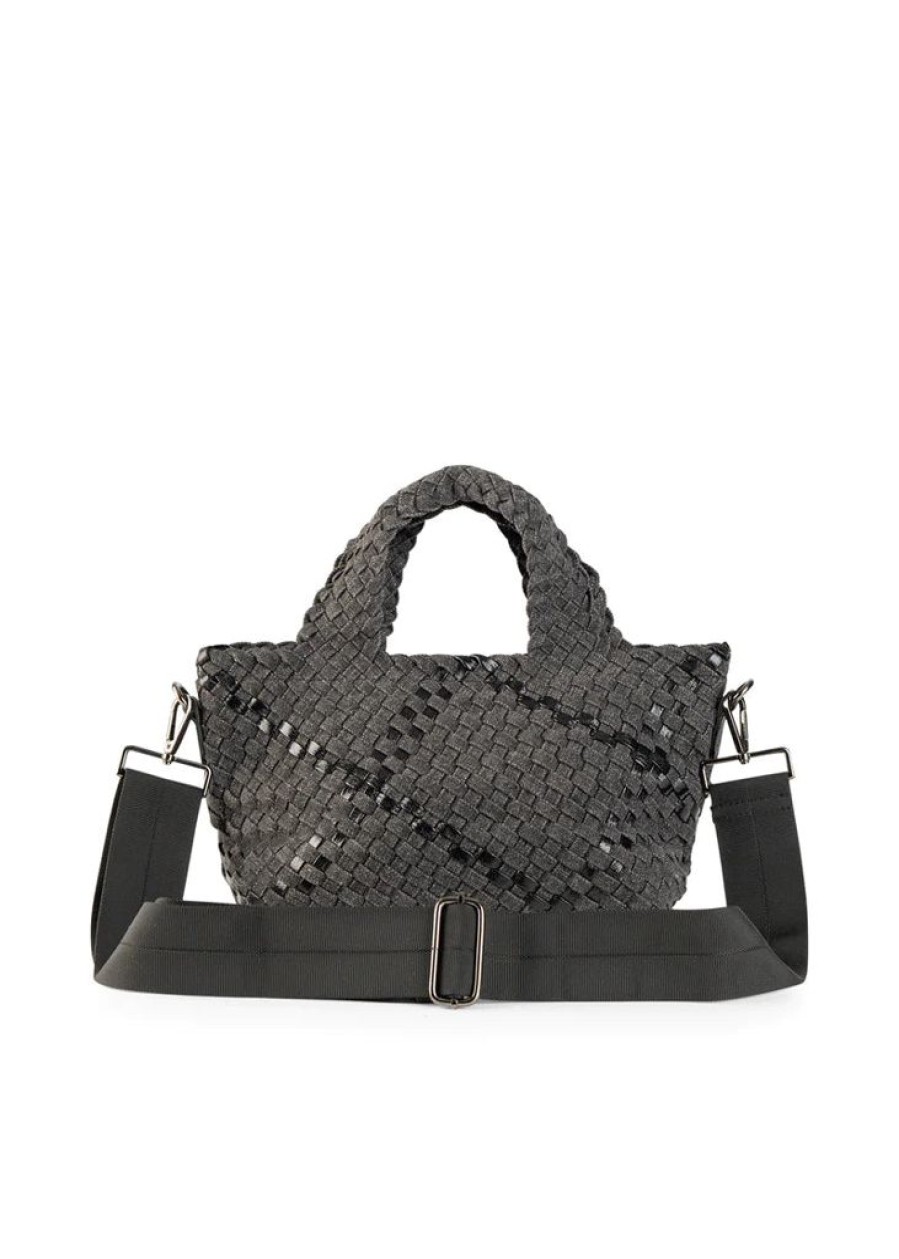 Bags Haute Shore | Mark Edge | Mini Woven Denim Tote (Final Sale)