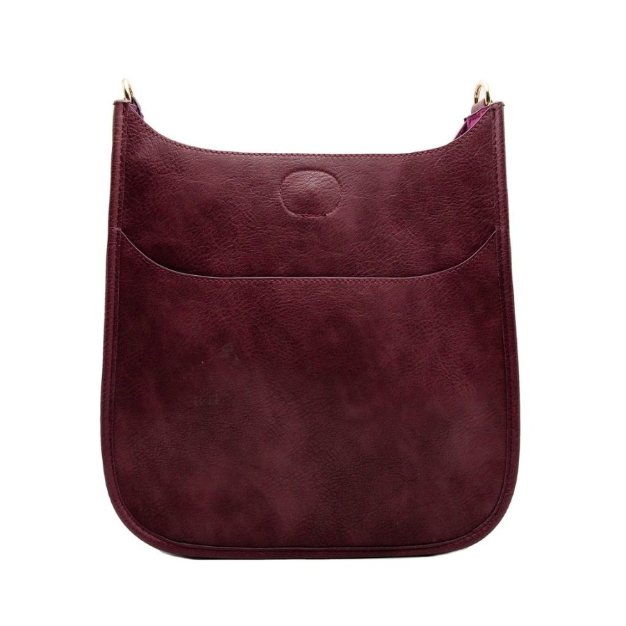 Bags AHDORNED | Burgundy Vegan Crossbody | No Strap