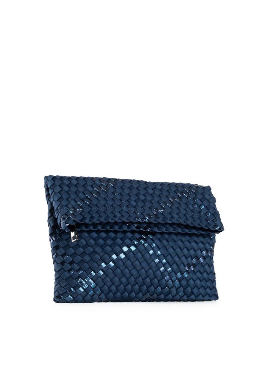 Bags Haute Shore | Val Pacific | Woven Crossbody & Foldover Clutch