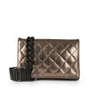 Bags Haute Shore | Lexi Nova | Quilted Vegan Leather Flap Crossbody / Convertible Clutch