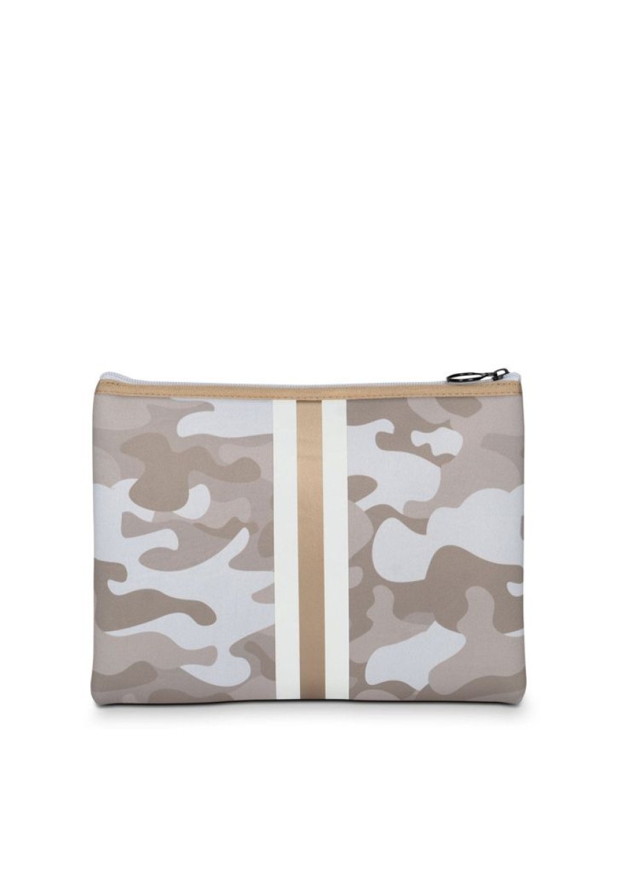 Bags Haute Shore | Beth Sahara | Camo Neoprene Clutch (Final Sale)