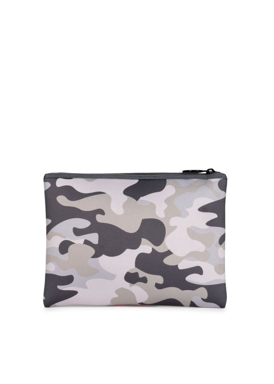 Bags Haute Shore | Beth Cairo | Camo Neoprene Wristlet/Clutch (Final Sale)