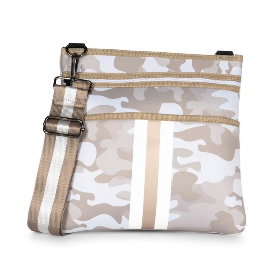 Bags Haute Shore | Peyton Sahara | Camo Neoprene Messenger