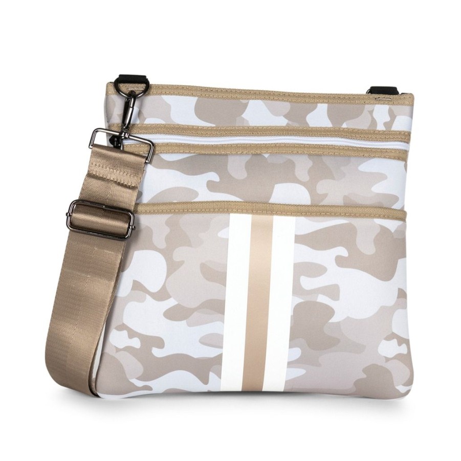 Bags Haute Shore | Peyton Sahara | Camo Neoprene Messenger