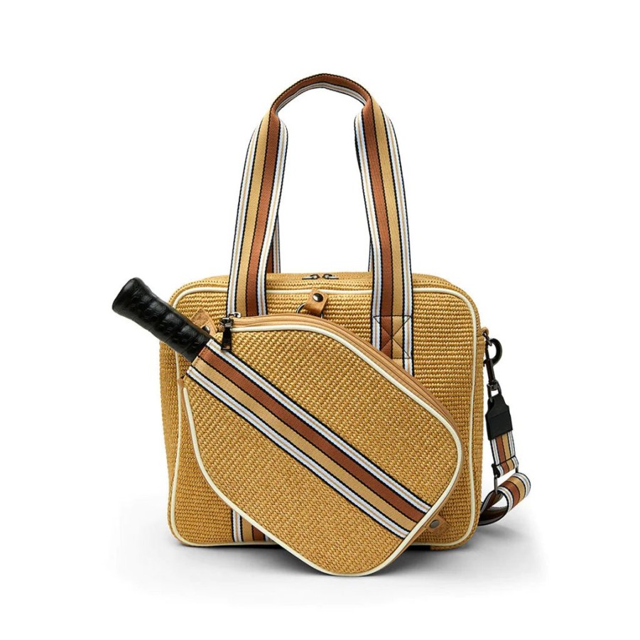 Bags Think Royln | Sporty Spice | Dune Raffia Pickleball Bag