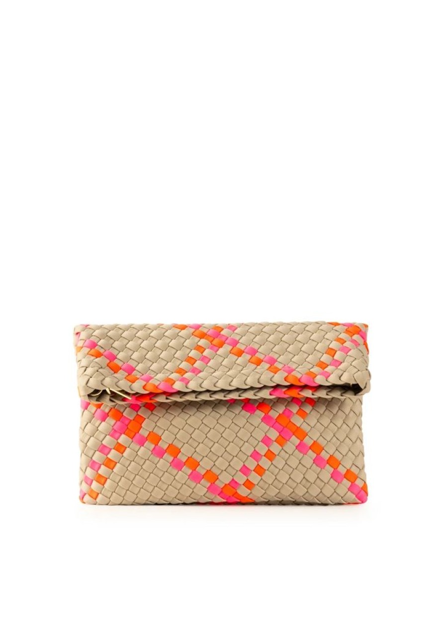 Bags Haute Shore | Val Belize | Woven Crossbody & Foldover Clutch