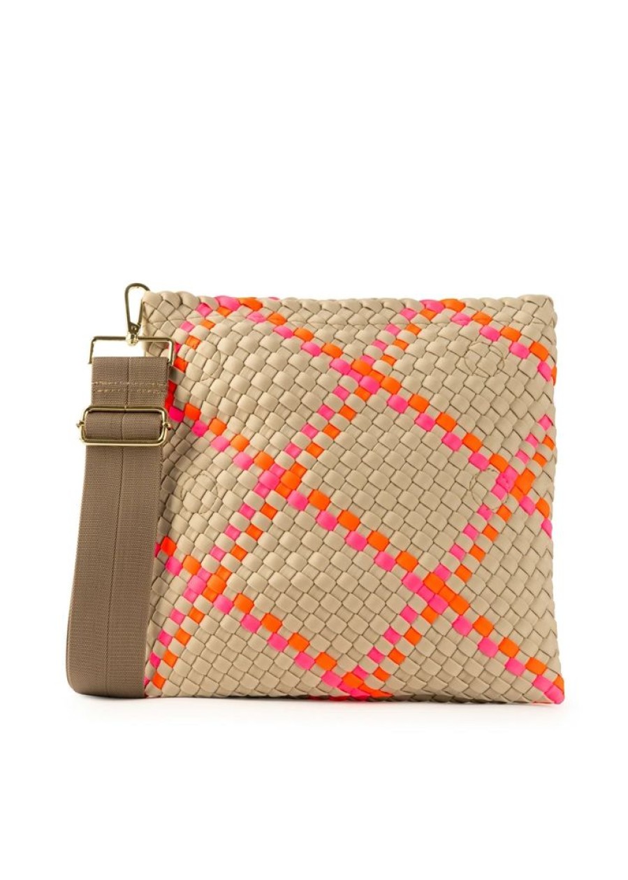 Bags Haute Shore | Val Belize | Woven Crossbody & Foldover Clutch