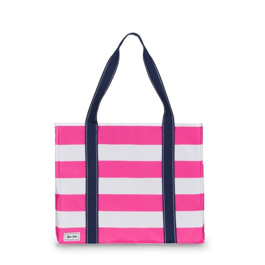 Bags Ame & Lulu | Sun & Sea | Stripe Nylon Beach Tote