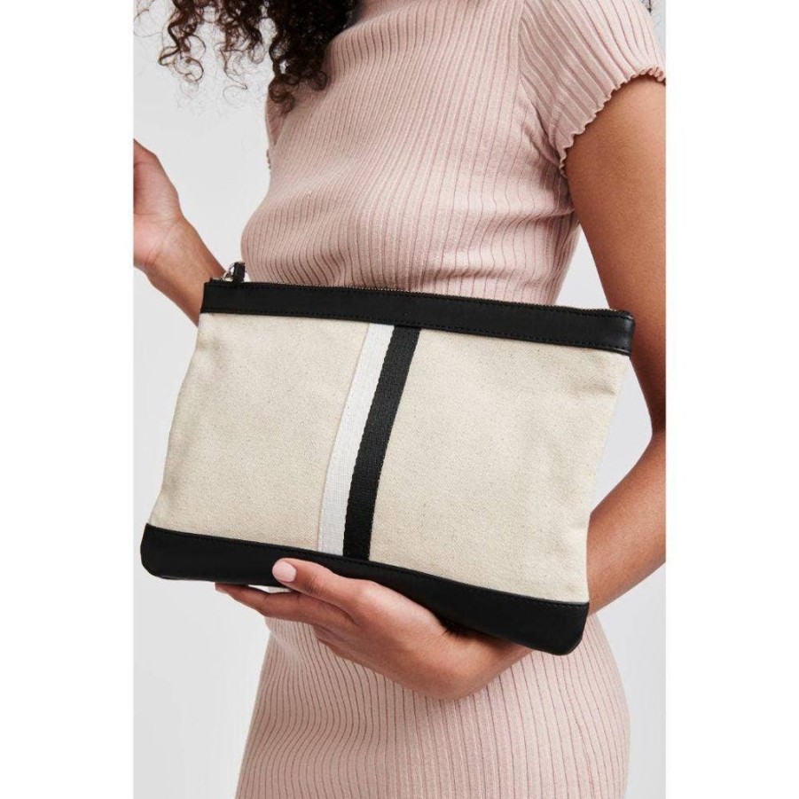 Bags Moda Luxe | Ibiza Clutch Beige Black