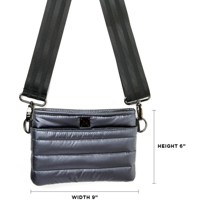 Bags Think Royln | Bum Bag | Pearl Grey Crossbody / Belt Bag